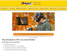 Tablet Screenshot of paintballsportsny.com